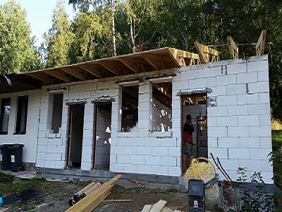Stavba bungalovů SVOR