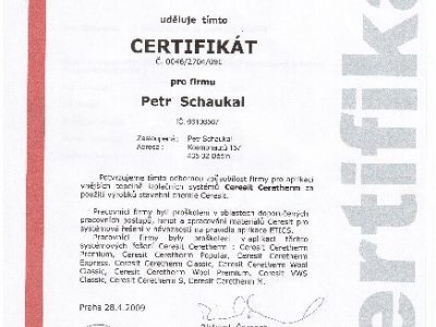 Certifikáty a osvědčení