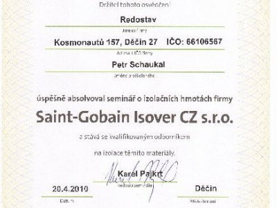 Certifikáty a osvědčení