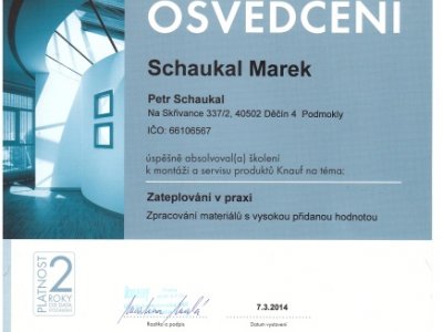 Certifikáty a osvědčení