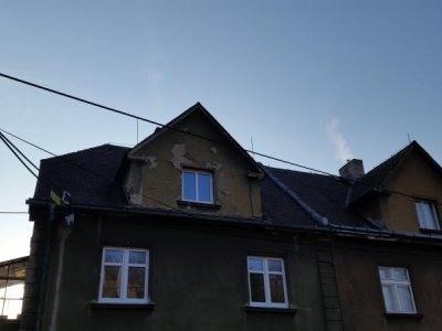 Rekonstrukce střechy v Povrlech
